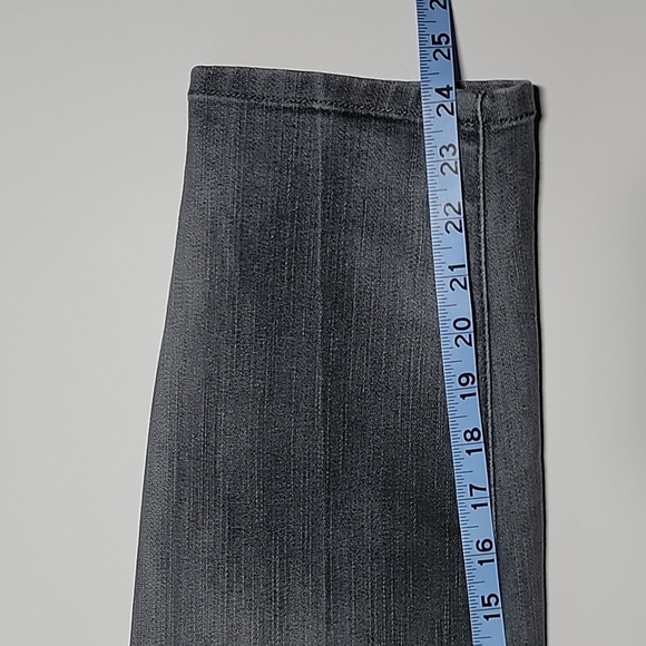 Joe's Skinny Chelsea Jeans Denim Mid Rise Cropped Ludwig Gray Faded Stretch 31 - Picture 14 of 15